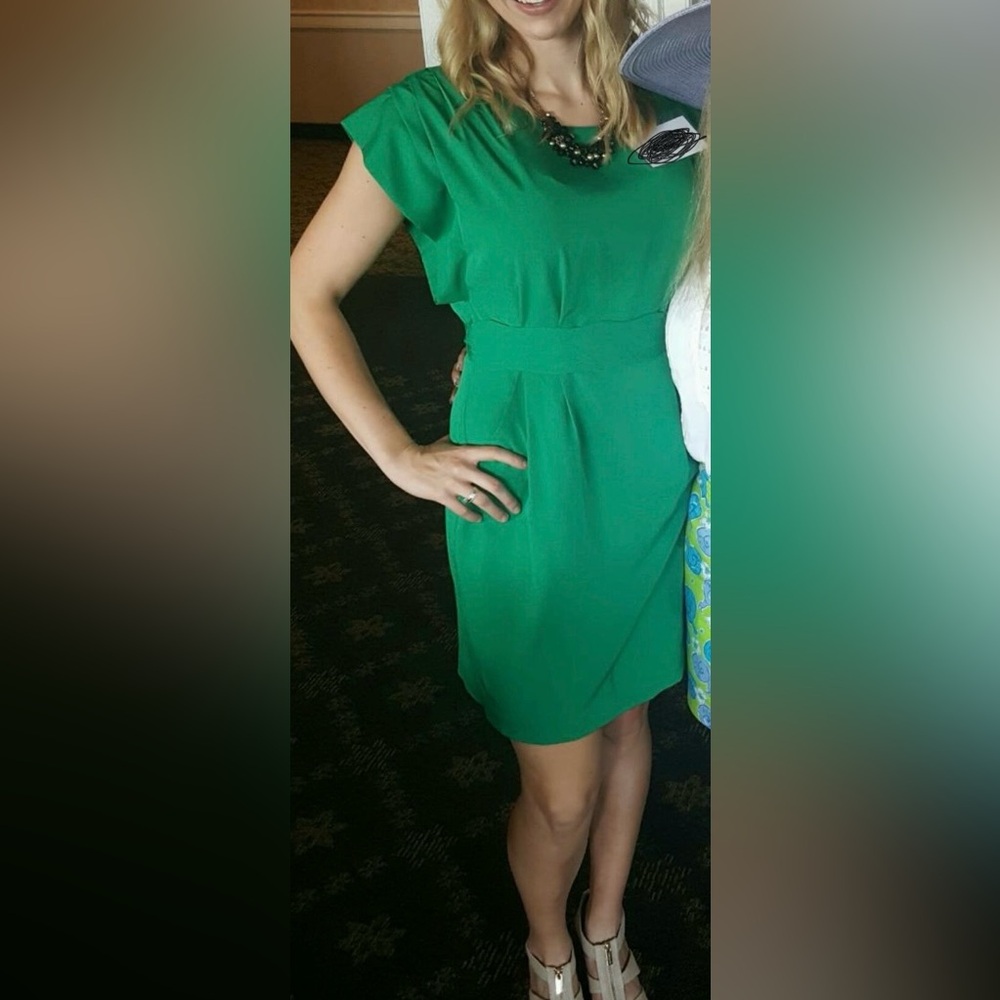 Green Eliza J dress